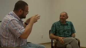 Юрий Менячихин и «свеженький» Андрей Колесниченко. Фрагмент сатсанга