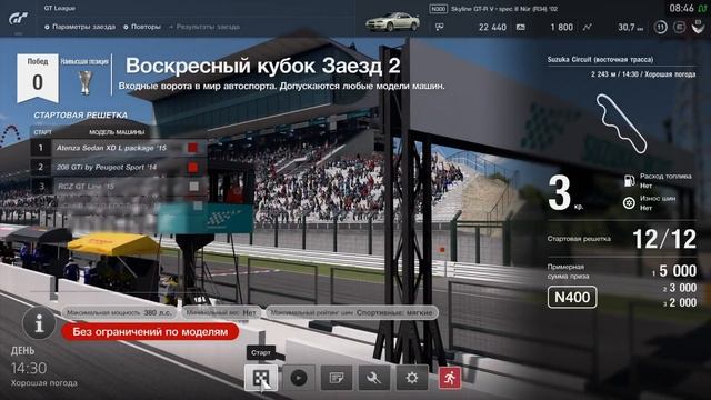 Gran Turismo Sport Sunday Cup (1-2 заезд из 7) (PS4 PRO) смотреть онлайн