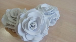 Маленький цветок розы 🌹своими руками из фоамирана