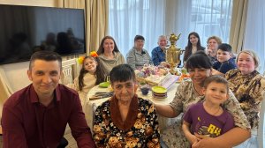 Как мы отметили день рождения мамы? Вся семья в сборе. Юбилейный торт. Жизнь семьи в деревне.