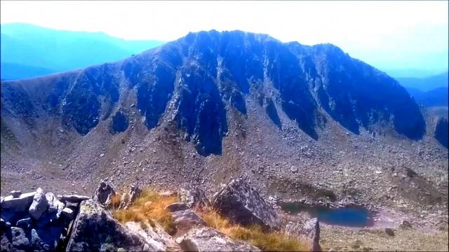 Вид на Вихрен, вершину Муратов връх, Банско ... смотреть онлайн