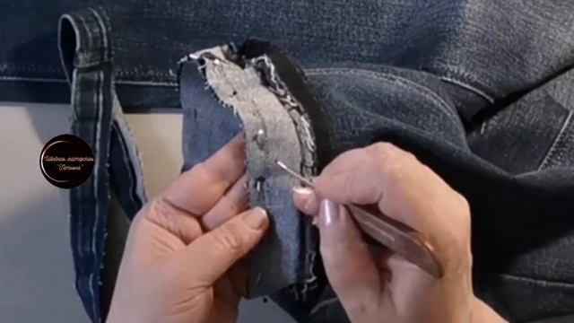 ❗Не порти джинсы! Смотри, как укоротить их правильно — с фабричным швом и без косяков!
