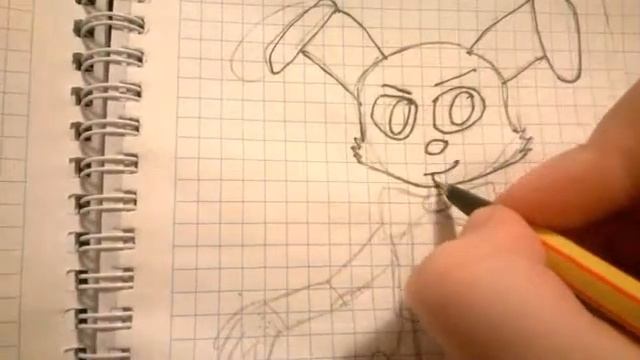 как нарисовать Бонни из FNAF #1 смотреть онлайн