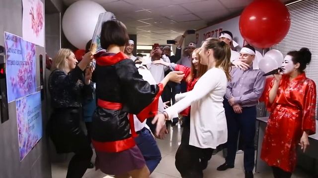 Поздравление на 23 февраля и 8 марта в офис! смотреть онлайн