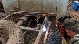 УАЗИК. СЛОМАЛАСЬ РАМА, ЗАВАРИВАЕМ.UAZ. THE FRAME BROKE. WELDING.