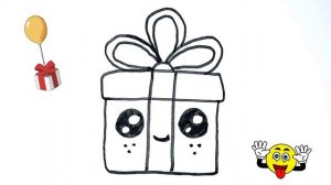 Easy drawing for kids 🌈🌈🌈🎁🎁🎁🎁♥️👀//बच्चों के लिए आसान ड्राइंग//Легкий рисунок для детей