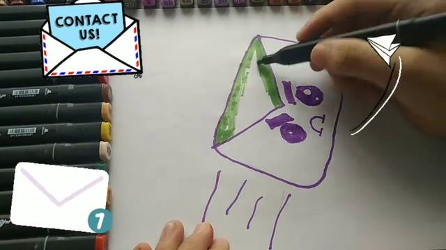 как можно нарисовать поп мороженое | Drawing for children pop ice cream смотреть онлайн