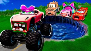 Машинки летают и прыгают! Развивающие мультики Машины помощники. Мультфильмы про машинки