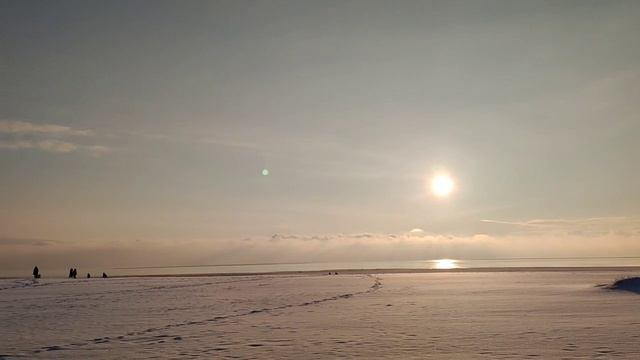 Пляж Золотой в Зеленогорске зимой смотреть онлайн