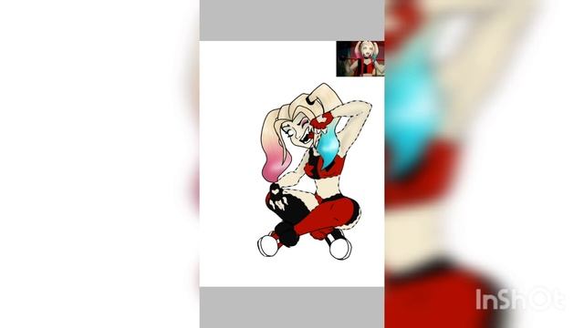 Рисую Harley quinn [ibisPaint x] смотреть онлайн