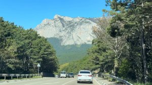 По Крыму на машине. Южнобережное шоссе от Ялты до Кацивели. Ай-Петри, Каракули-кая, Ат-Баш, Симеиз