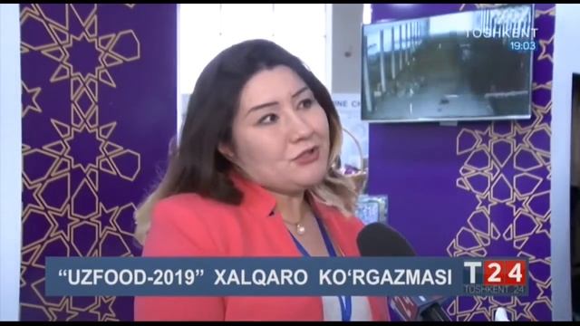 Toshkent24 | Тошкентда озиқ-овқат халқаро кўргазмаси бўлиб ўтмоқда [04.04.2019] смотреть онлайн