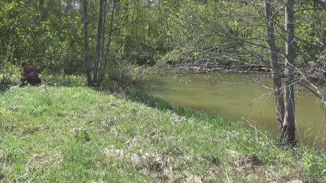 Рыбалка 28 апреля на поплавок на малой реке - поучительная рыбалка смотреть онлайн