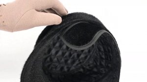 Кепка немка из искусственного меха. Ручная работа