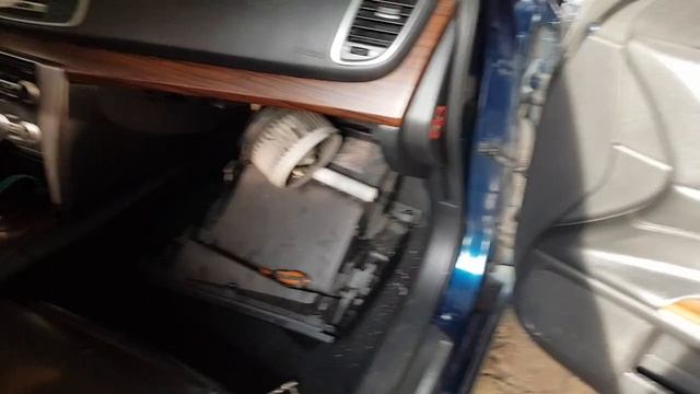 Устранение шума  печки Nissan Teana j32. Разбор мотора печки.