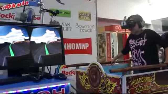 Испытай МАШИНУ ВРЕМЕНИ! Вновь веселые посетители на аттракционе OKULA! смотреть онлайн