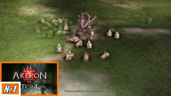 [Летсплей][Игра №1][Класс Рыцарь] Агрессивное дерево - Akeron Tera Online