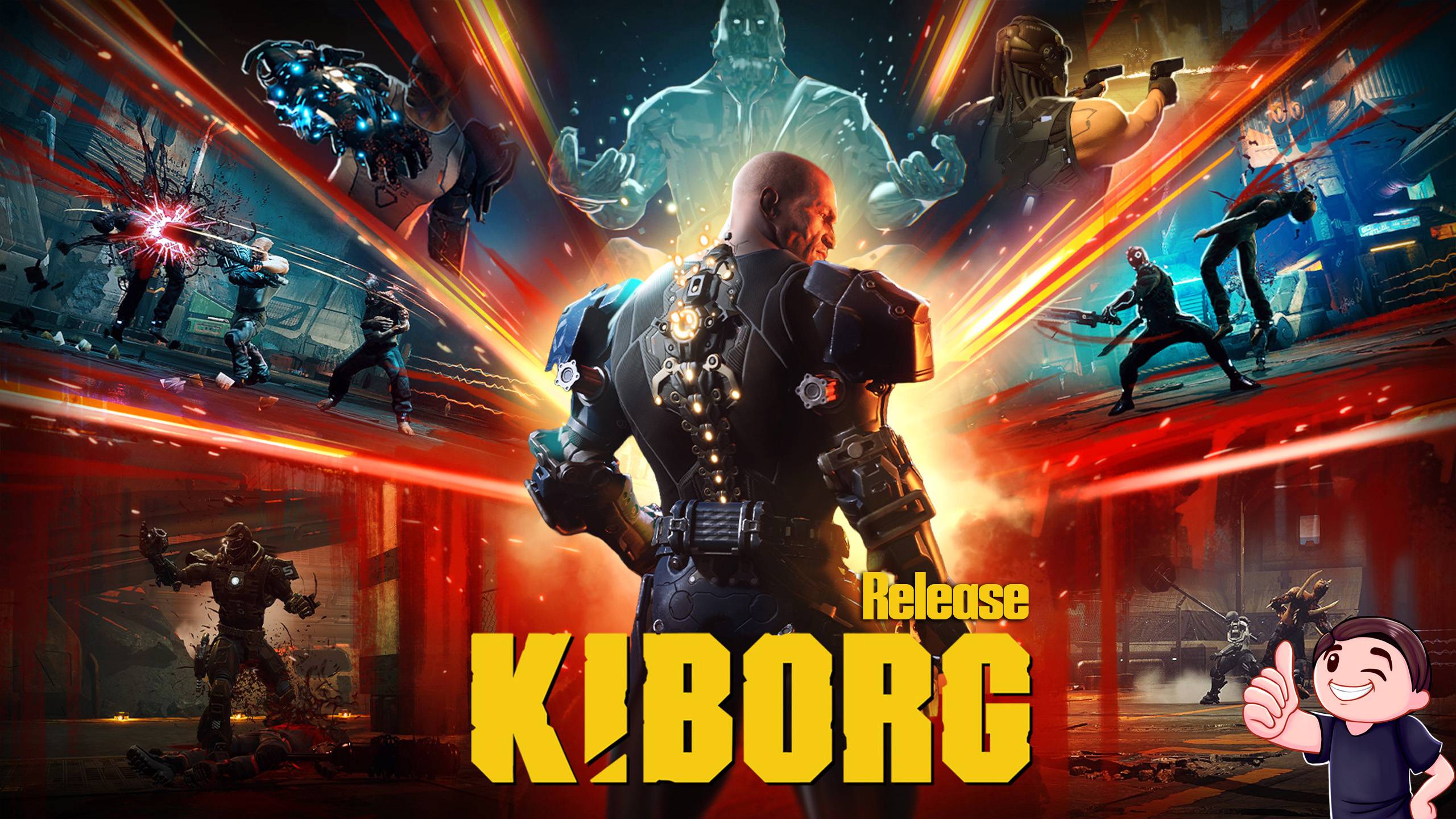 НАКОНЕЦ-ТО РЕЛИЗ! ➤ KIBORG Release ➤ ЭКШЕН-РОУГЛАЙТ В СТИЛЕ КИБЕРПАНК