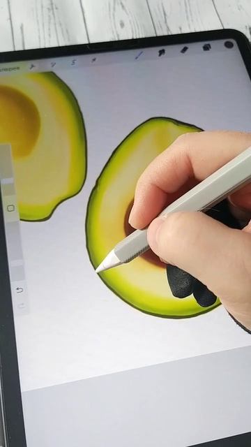 А вы любите авокадо?😄🥑 #авокадо #иллюстрация #скетч #арт #illustration #art #artist #drawing #draw смотреть онлайн