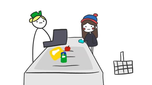 ПАКЕТ НУЖЕН? Социофобия в магазине (анимация) #shorts смотреть онлайн