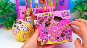 КУКЛЫ ЛОЛ РАСПАКОВКА! ОТКРЫВАЕМ БОЛЬШОЙ ШАР ЛОЛ