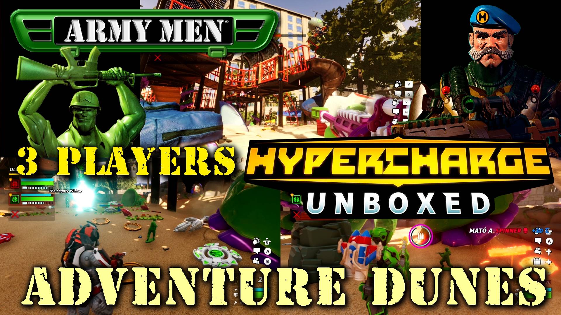 Hypercharge: Unboxed – Кооператив на 3 игрока – Песчаные приключения – Защита Hyper-core смотреть онлайн