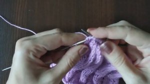 Ажурный узор спицами