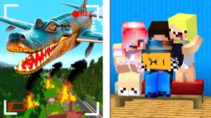 🐊СЛЕДИМ ЗА БОМБАРДИРО КРОКОДИЛО ЧЕРЕЗ СКРЫТЫЕ КАМЕРЫ В МАЙНКРАФТ! ШЕДИ ЛЕСКА И НУБИК MINECRAFT