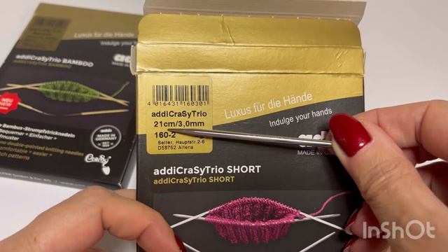 Маленькие гибкие спицы Addi - набор из 3 штук - -небольшой обзор смотреть онлайн