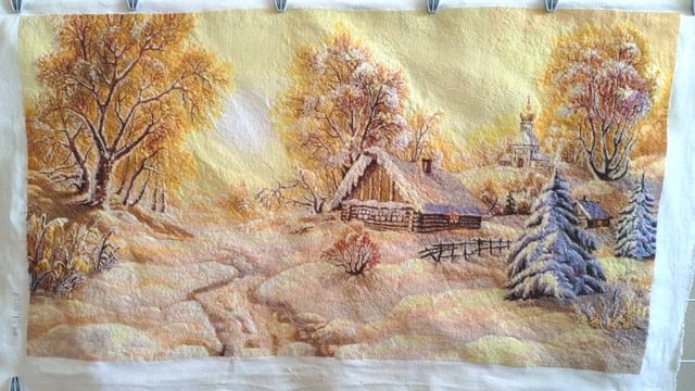 Завершение многоцветной картины "Морз и солнце" от #Н.Ильина #многоцветка #вышивка смотреть онлайн