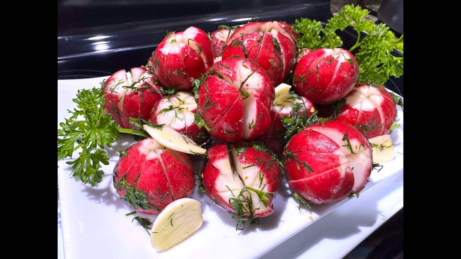 2 Рецепта ЗАКУСКА ИЗ РЕДИСА к шашлыку и на каждый день, Витаминный Салат, ЗАКУСКА ИЗ РЕДИСКИ смотреть онлайн