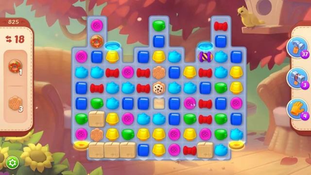 Homescapes.  825 уровень.