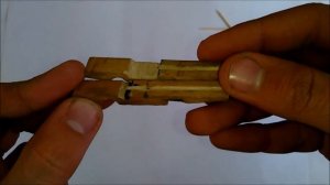 Как сделать пистолет из прищепки