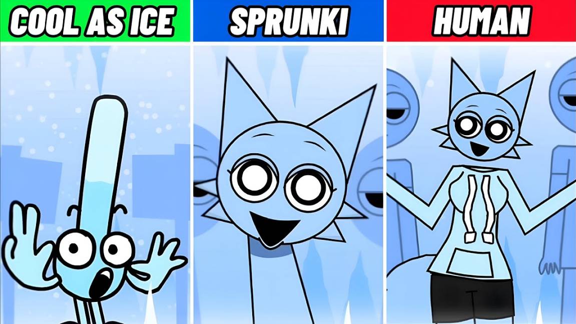 Incredibox Холодный, как лед Vs. Sprunki Vs. Sprunki но Человек - Какая версия выглядит лучше？ смотреть онлайн