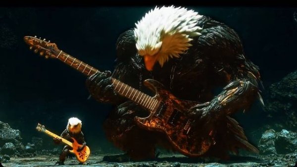 🦅 Skyfire Riffs – 1 Hour of Soaring Blues Metal & Heavy Rock Guitar Storm