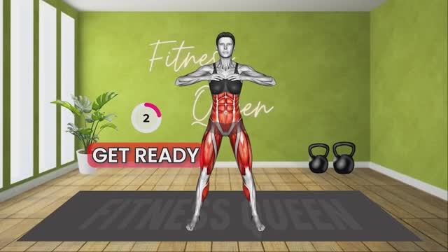 Вам за 50 ?Тренировка для плоского живота.За 30 минут в положении стоя можно сжечь висцеральный жир смотреть онлайн