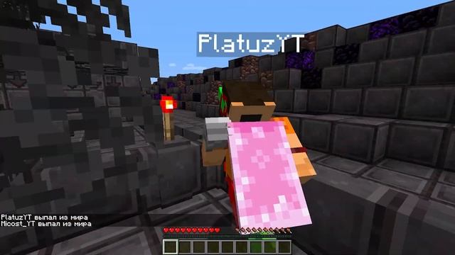 Прохожу карту  Unfair Netherite C Платузом в Майнкрафт!!!