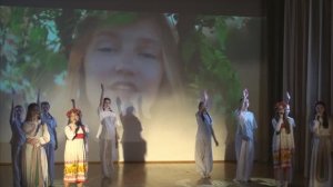 Песня «Мой край» на белорусском языке на школьном концерте.