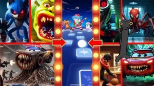 8 Монстров, выполняющих задание - Вращающееся колесо 6