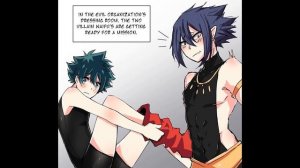 Озвучка комиксов "Моя геройская академия"|АУ Злодей - жена Деку №3