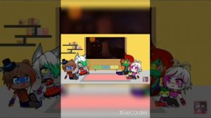 реакция на фнаф9 на историю бони "song Bonie"