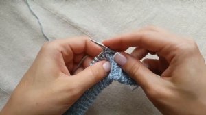 Укороченные ряды с помощью немецкой петли. СПОСОБ 4.