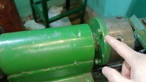 Самодельный токарный станок, передняя бабка.
