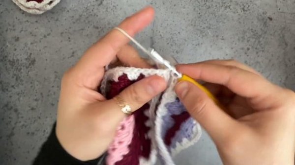 Детский жилет из Бабушкиных квадратов ❤️