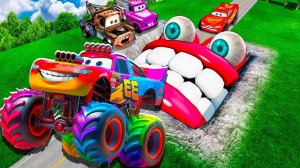 Машинки летают и прыгают! Развивающие мультики Машины помощники. Мультфильмы про машинки