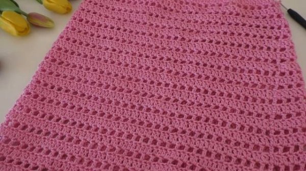 Платье для девочки, крючком.Kleid.DIY.