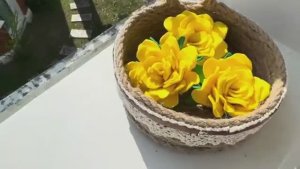 легко своими руками цветы 🌺 из фоамирана 🌺