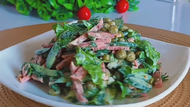 Салат быстрого приготовления🔥🔥 когда гости на пороге такой салат всегда пригодится🔥🔥 смотреть онлайн