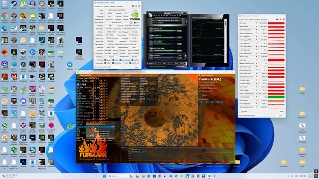 RTX 5090 Vanguard SOC Launch Edition - Furmark смотреть онлайн