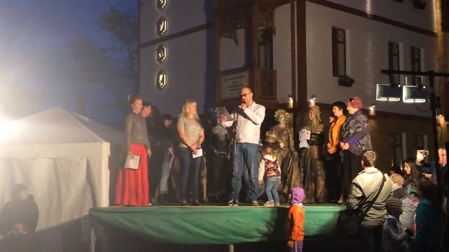 2 мая фестиваль Живых скульптур в Евпатории. Награждение от руководителя МРОО ПУСК Максима Васильев смотреть онлайн
